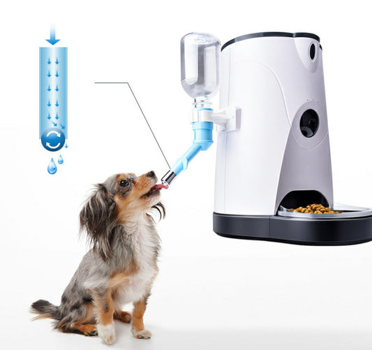 Smart Pet Feeder with 1080P HD Camera – 4L Capacity, Automatic Feeding, Voice Recording, Remote Video & Intercom