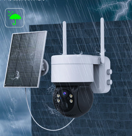 Smart XM09 Outdoor Wi-Fi Security Camera with Solar Panel