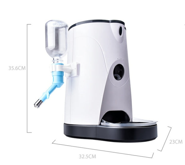 Smart Pet Feeder with 1080P HD Camera – 4L Capacity, Automatic Feeding, Voice Recording, Remote Video & Intercom