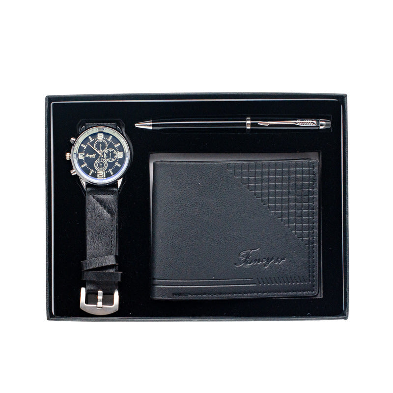 Gift Set - Wallet Pen Watch
