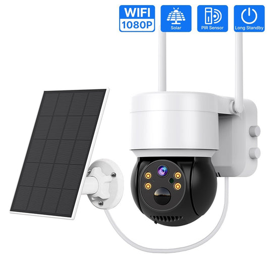 Smart XM09 Outdoor Wi-Fi Security Camera with Solar Panel