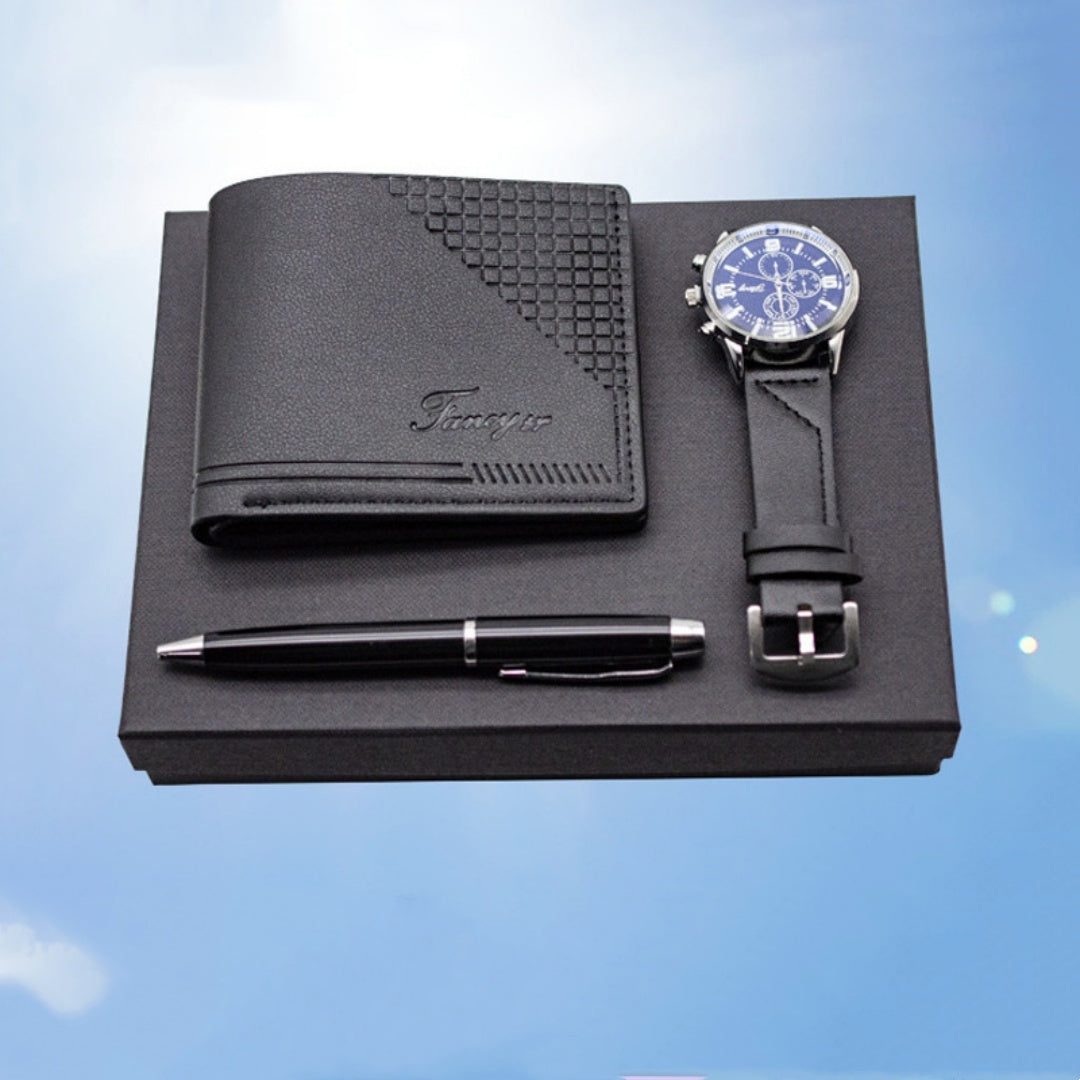 Gift Set - Wallet Pen Watch