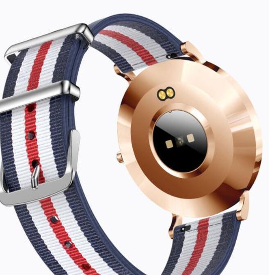 Smart T8 Women's Watch 1.3” AMOLED – (Silver / Rose Gold)