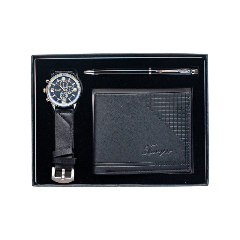 Gift Set - Wallet Pen Watch